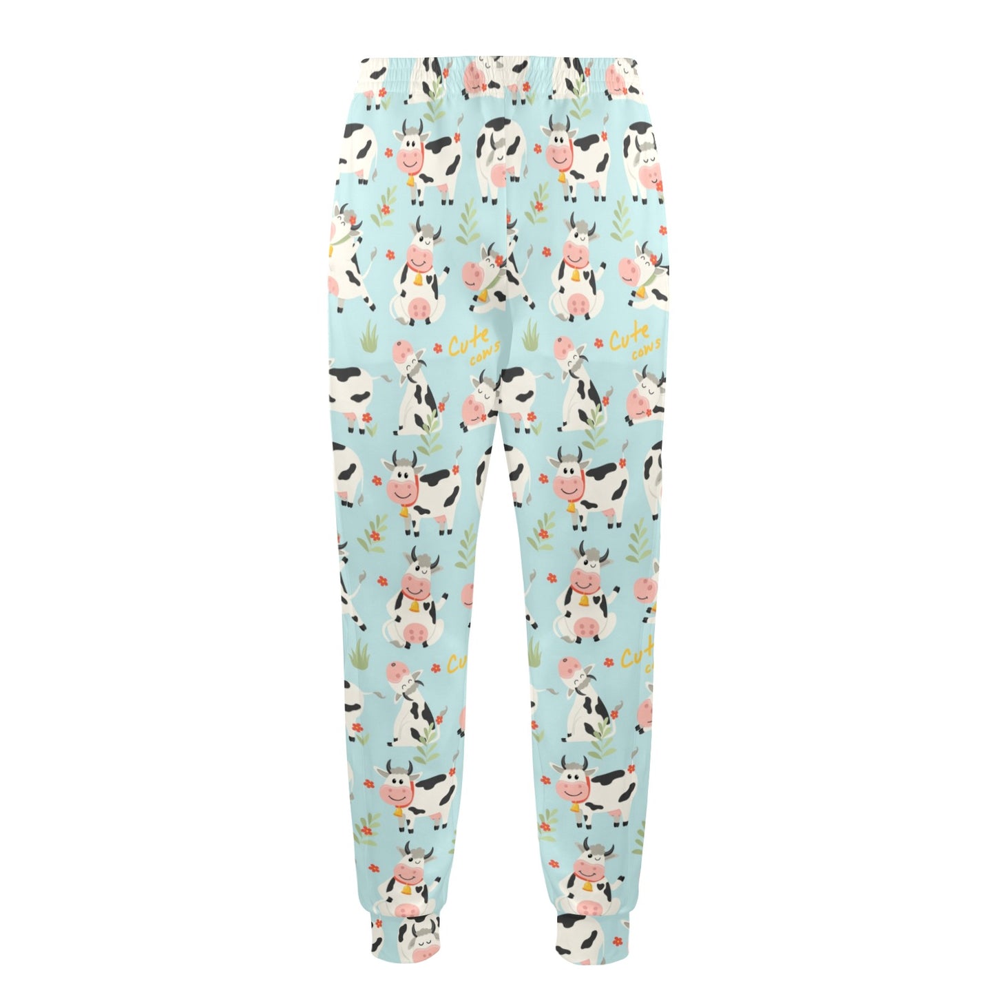 Cattle Print Design LKS403 Men's Casual Track Pants
