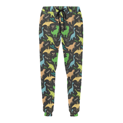 dinosaur Design Print Pattern JJ0107 Men's Sweatpants