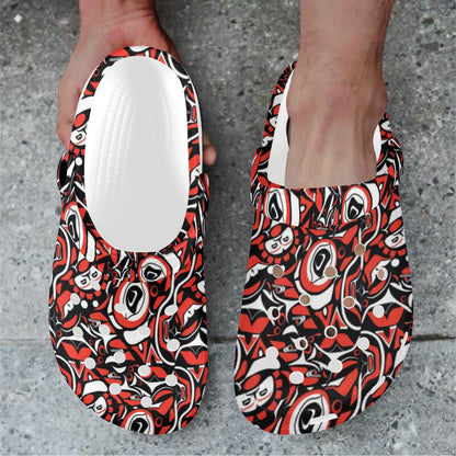 Native North American Themed Print Unisex Clogs Shoes