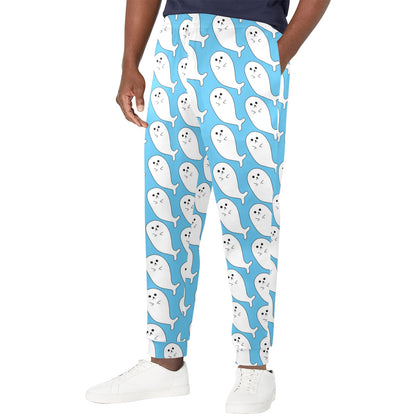 Sea Lion Print Design LKS402 Men's Casual Track Pants