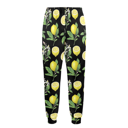Lemon Pattern Print Design LM02 Men's Casual Track Pants