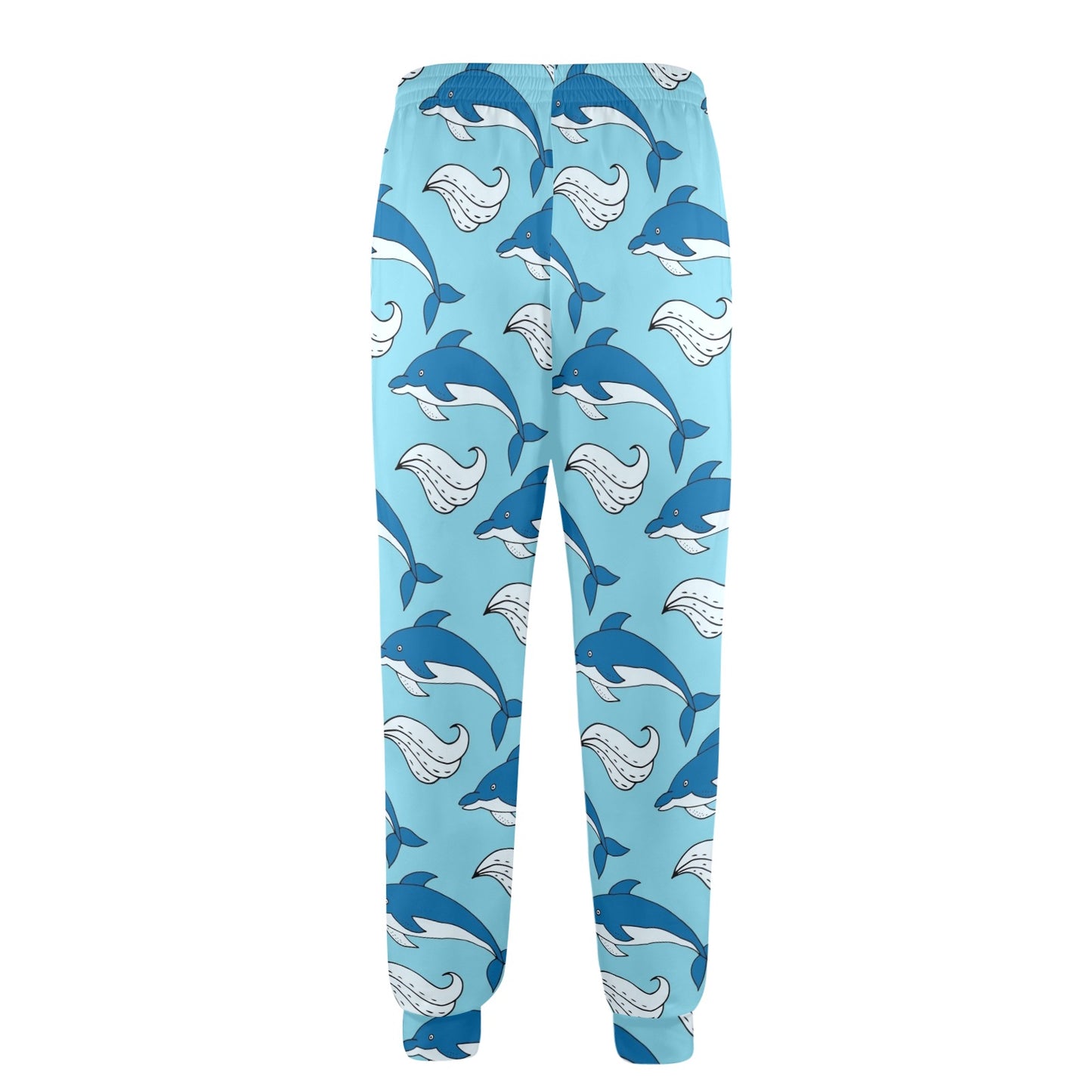 dolphin Design Print Pattern JJ0132 Men's Casual Track Pants