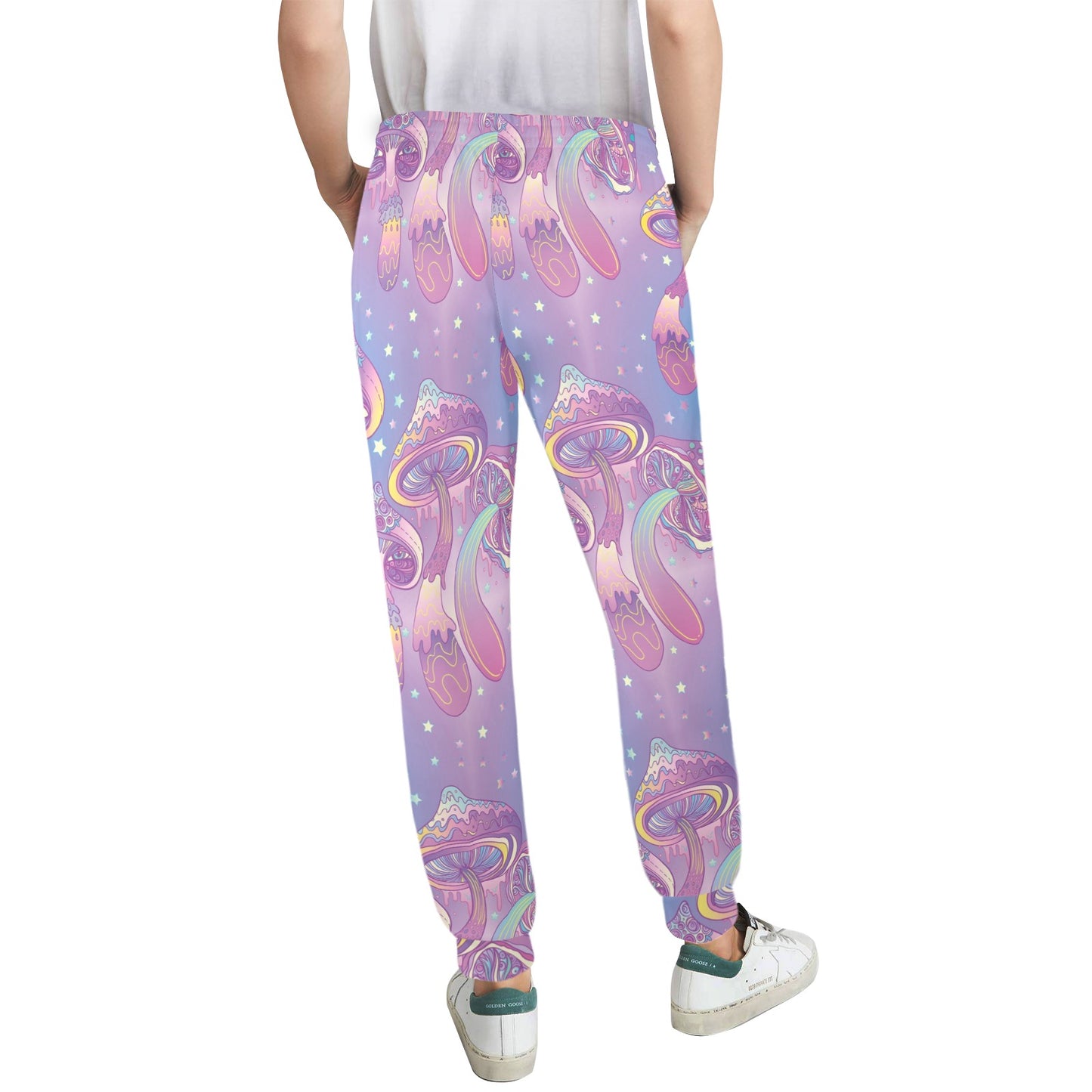 Psychedelic Mushroom Pattern Print Design A01 Women's Casual Track Pants