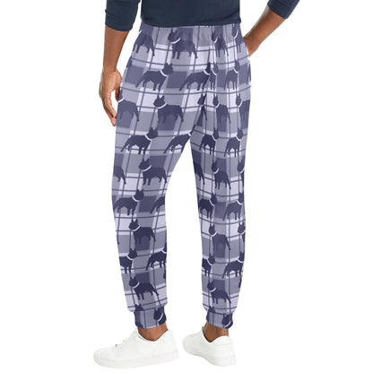 French Bulldogs Design Print Pattern JJ0227 Men's Casual Track Pants