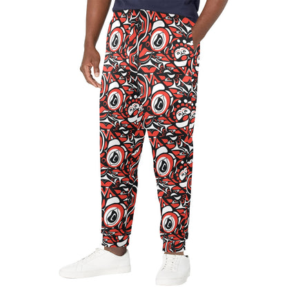 Native North American Themed Print Men's Casual Track Pants