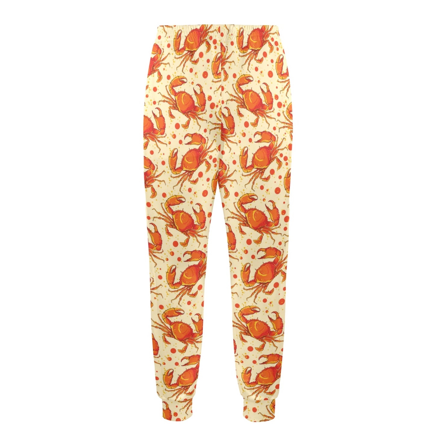Crab Pattern Print Design 01 Men's Casual Track Pants