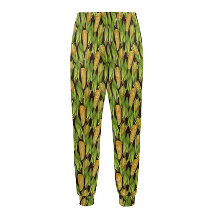 Agricultural Corn cob Print Men's Casual Track Pants