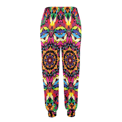 Kaleidoscope Pattern Print Design 02 Women's Casual Track Pants