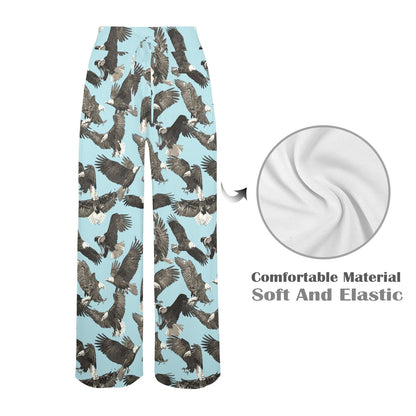 eagles Design Print Pattern JJ0154 Women's Wide Leg Lounge Pants