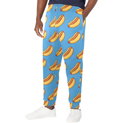 Hot Dog Pattern Print Design 02 Men's Casual Track Pants