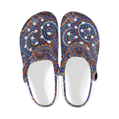 Mandala Boho Chic Design Print Unisex Clogs Shoes