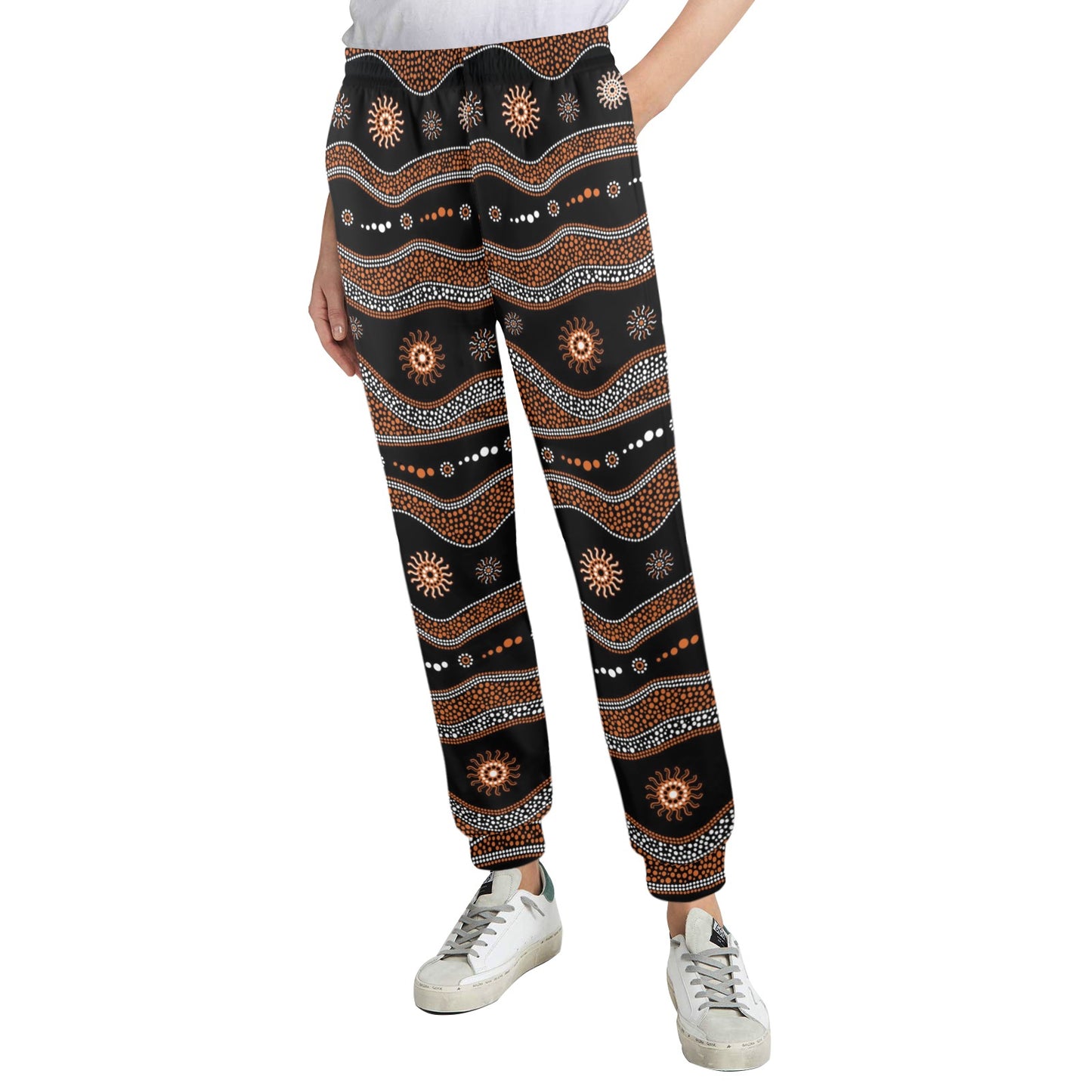 Aboriginal Print Design LKS404 Women's Casual Track Pants