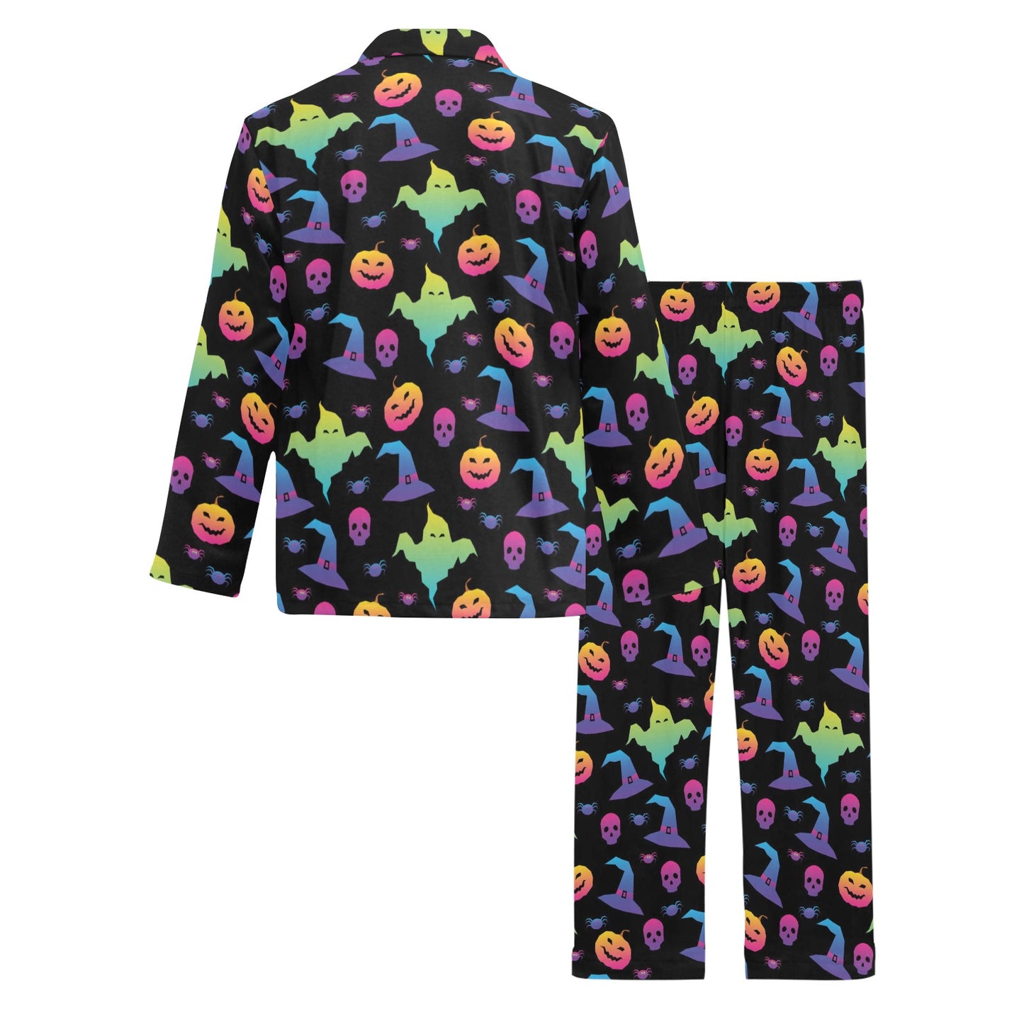 Halloween Print Design LKS404 Men's Long Pajama Set