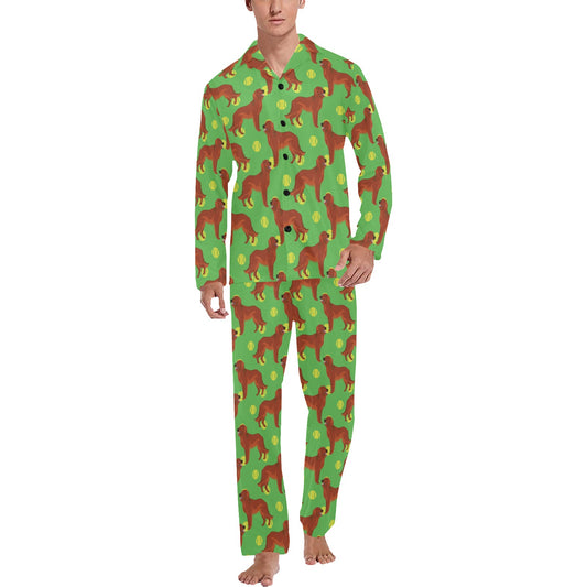 Setters Irish Print Design LKS302 Men's Long Pajama Set