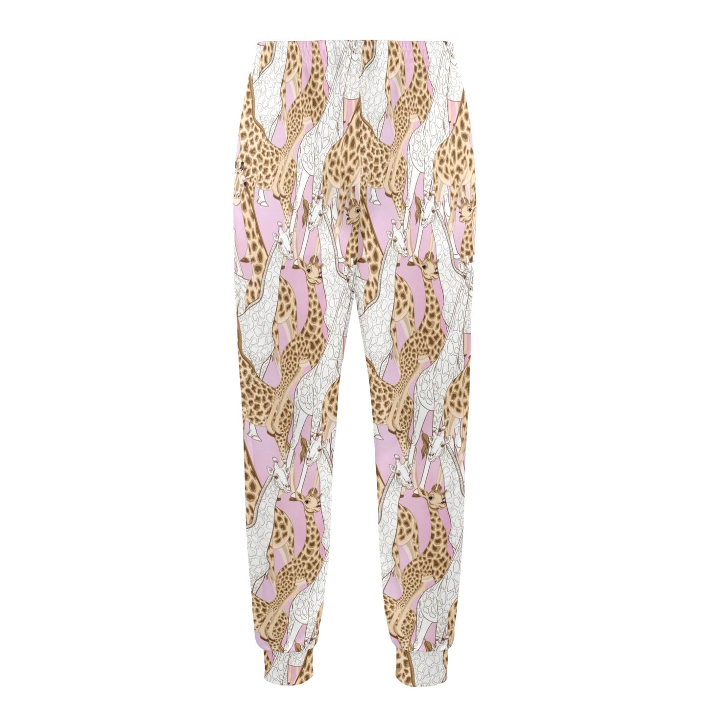 giraffe Design Print Pattern JJ0269 Men's Casual Track Pants