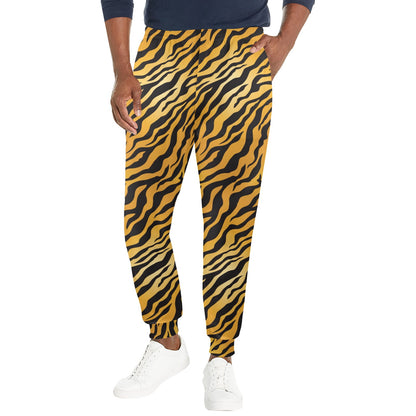 Tiger Print Design LKS302 Men's Casual Track Pants