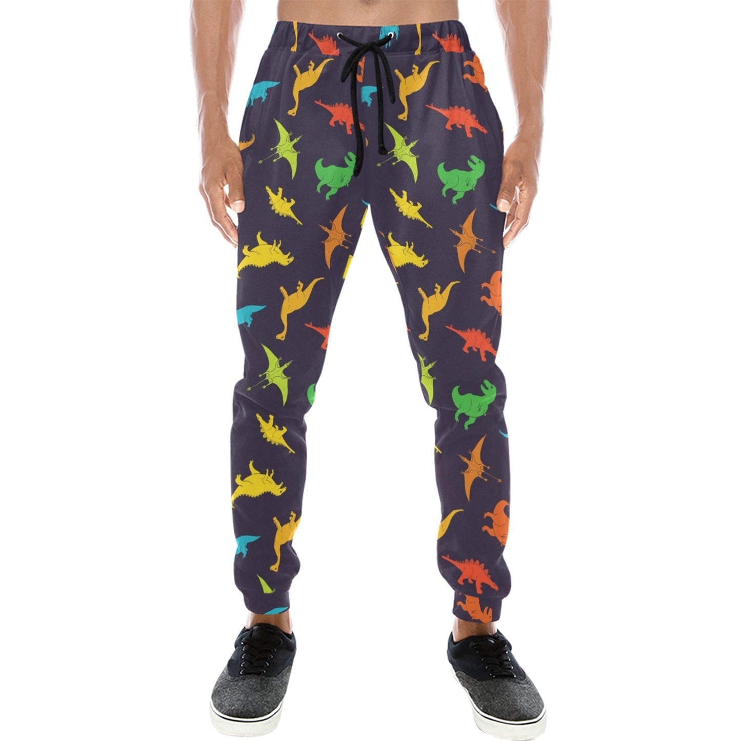 dinosaur Design Print Pattern JJ0105 Men's Sweatpants