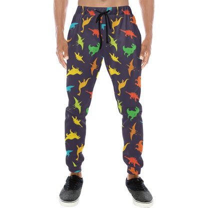 dinosaur Design Print Pattern JJ0105 Men's Sweatpants