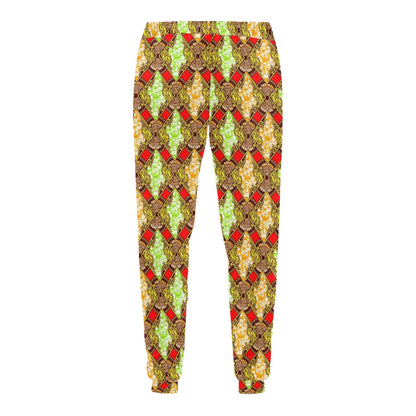 African Classic Print Pattern Men's Sweatpants
