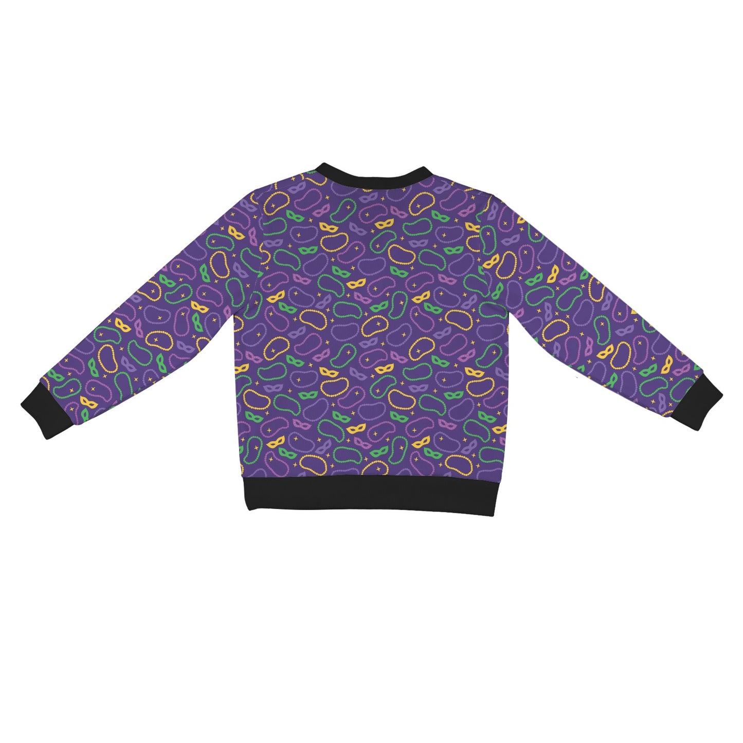 Mardi Gras Pattern Print Design 04 Women's Cardigan