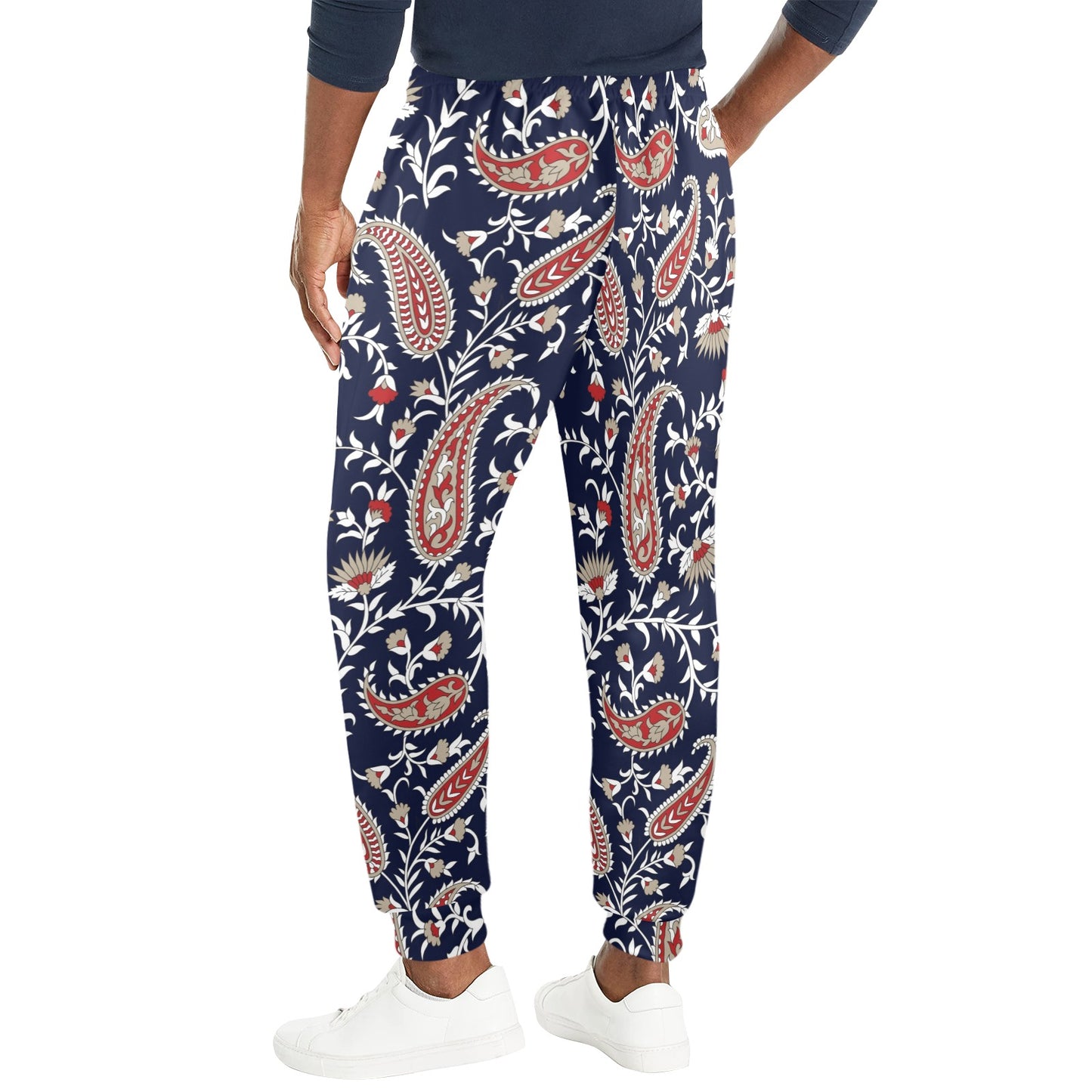 Paisley Pattern Print Design A05 Men's Casual Track Pants