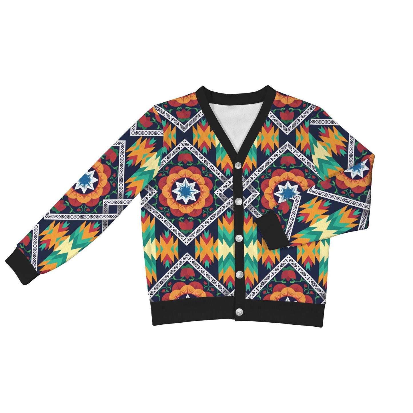 African Kente Women's Cardigan