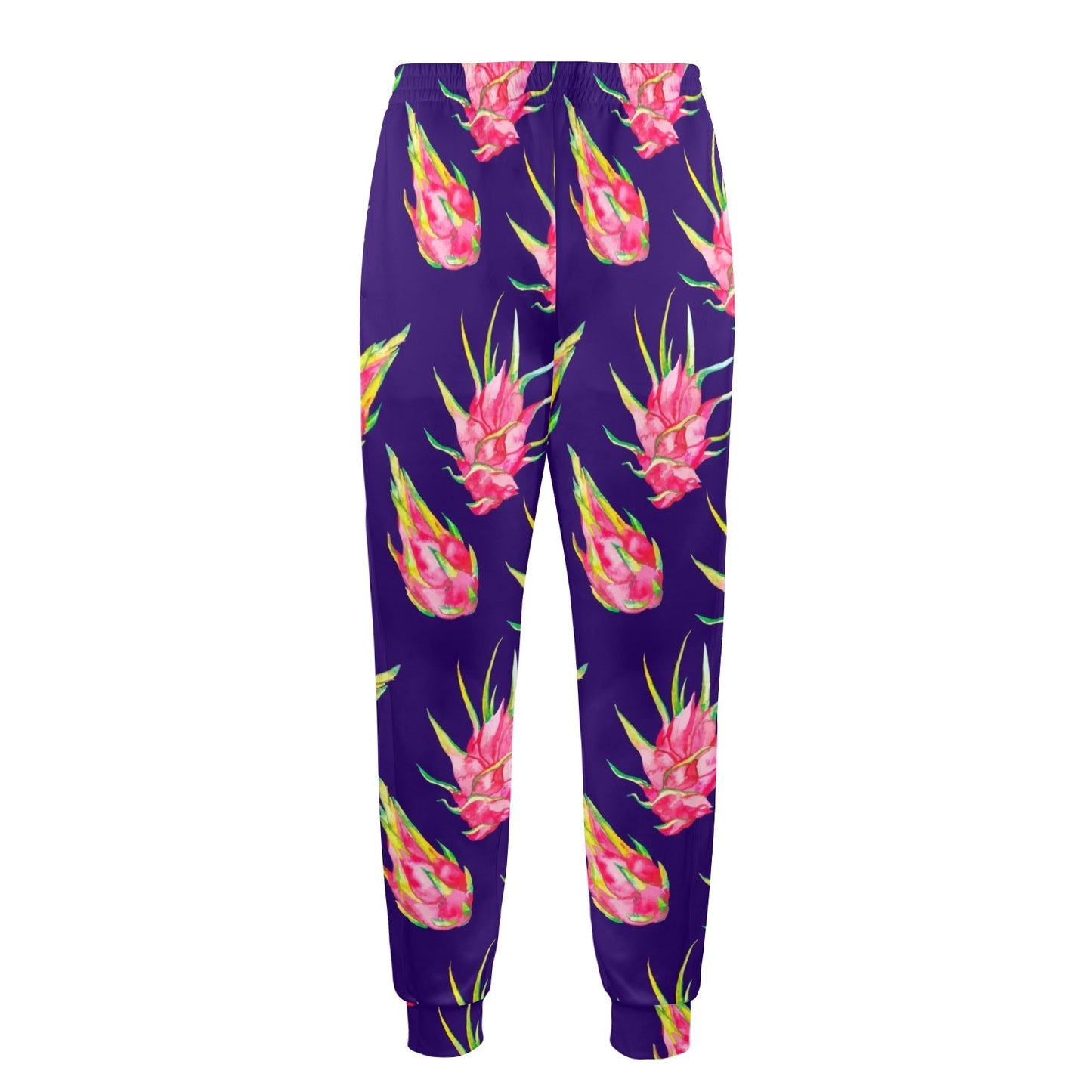 Dragonfruit Pattern Print Design DF02 Men's Casual Track Pants