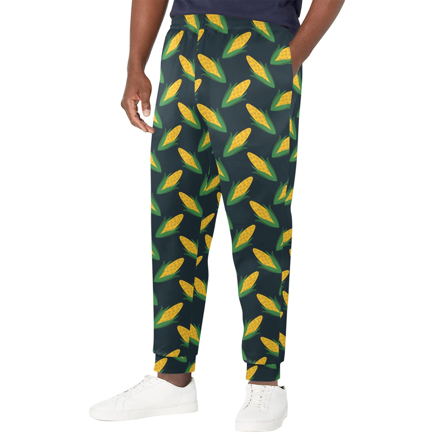 Corn Pattern Print Design 02 Men's Casual Track Pants