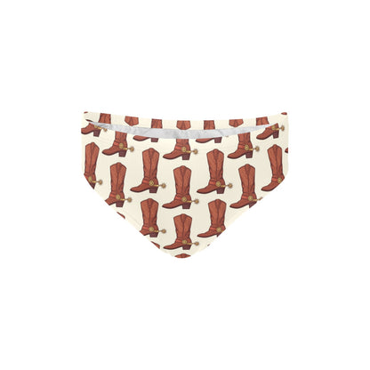Cowboy Pattern Print Design 06 Men's Swimming Briefs