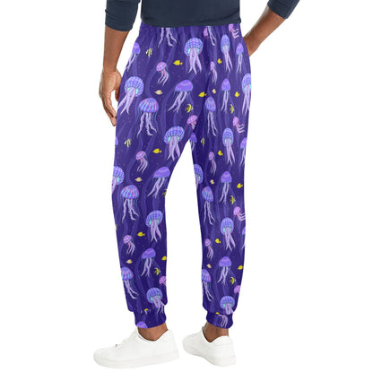Jellyfish Style Print Men's Casual Track Pants