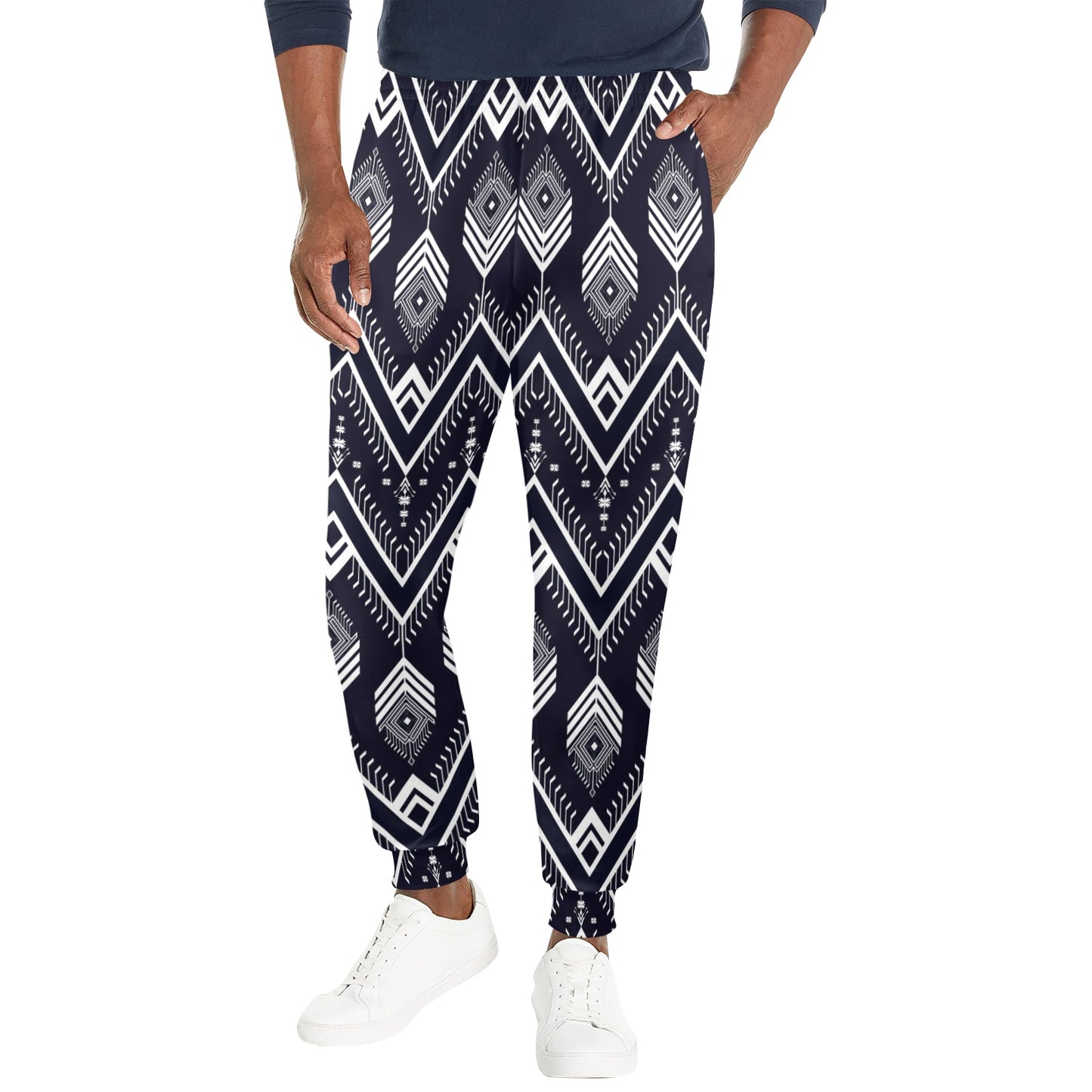 Indians Tribal Aztec Men's Casual Track Pants