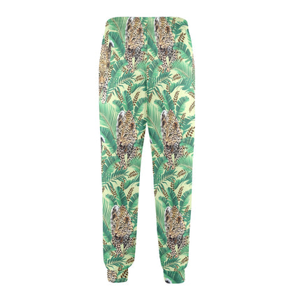 Leopard Pattern Print Design 03 Men's Casual Track Pants