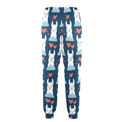 Alpaca Love Pattern Print Design 05 Men's Casual Track Pants