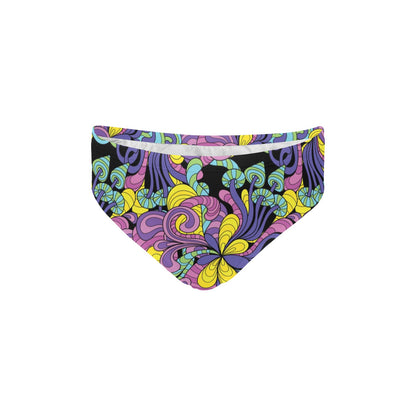 Psychedelic Pattern Print Design A04 Men's Swimming Briefs