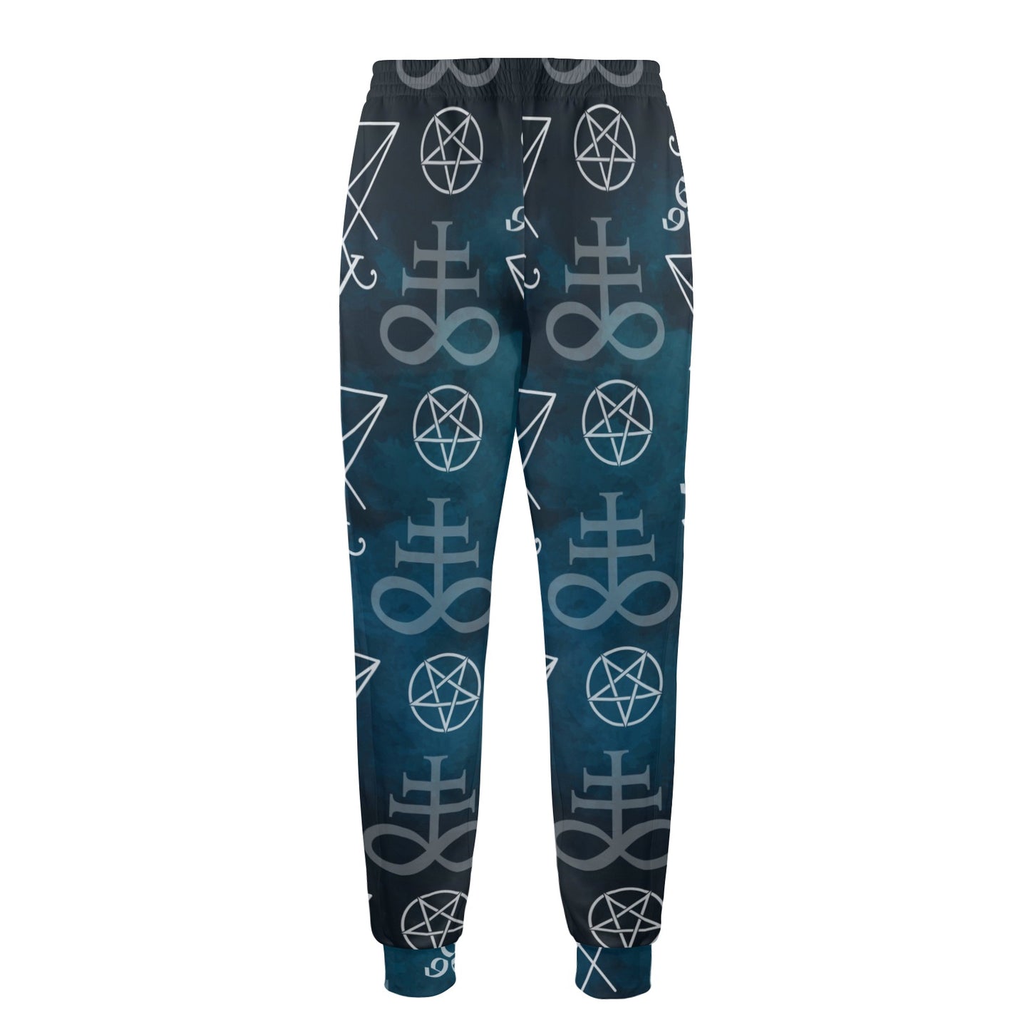 Pentagram Pattern Print Design A03 Men's Casual Track Pants