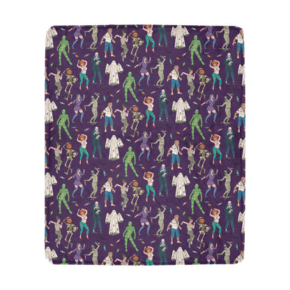 Creepy Zombie Print Design LKS302 Premium Blanket