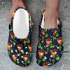 Camfire marshmallow Camping Design Print Unisex Clogs Shoes