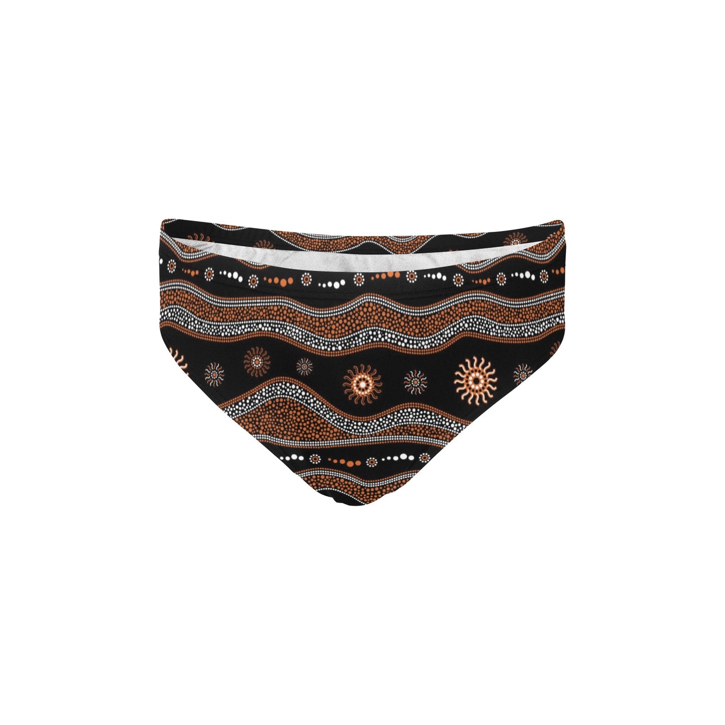 Aboriginal Print Design LKS404 Men's Swimming Briefs
