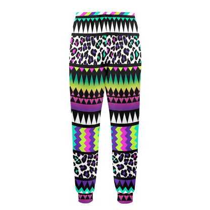 Animal Skin Aztec Rainbow Men's Casual Track Pants