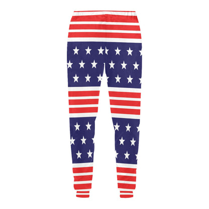 Patriotic Pattern Print Design A04 Men's Sweatpants