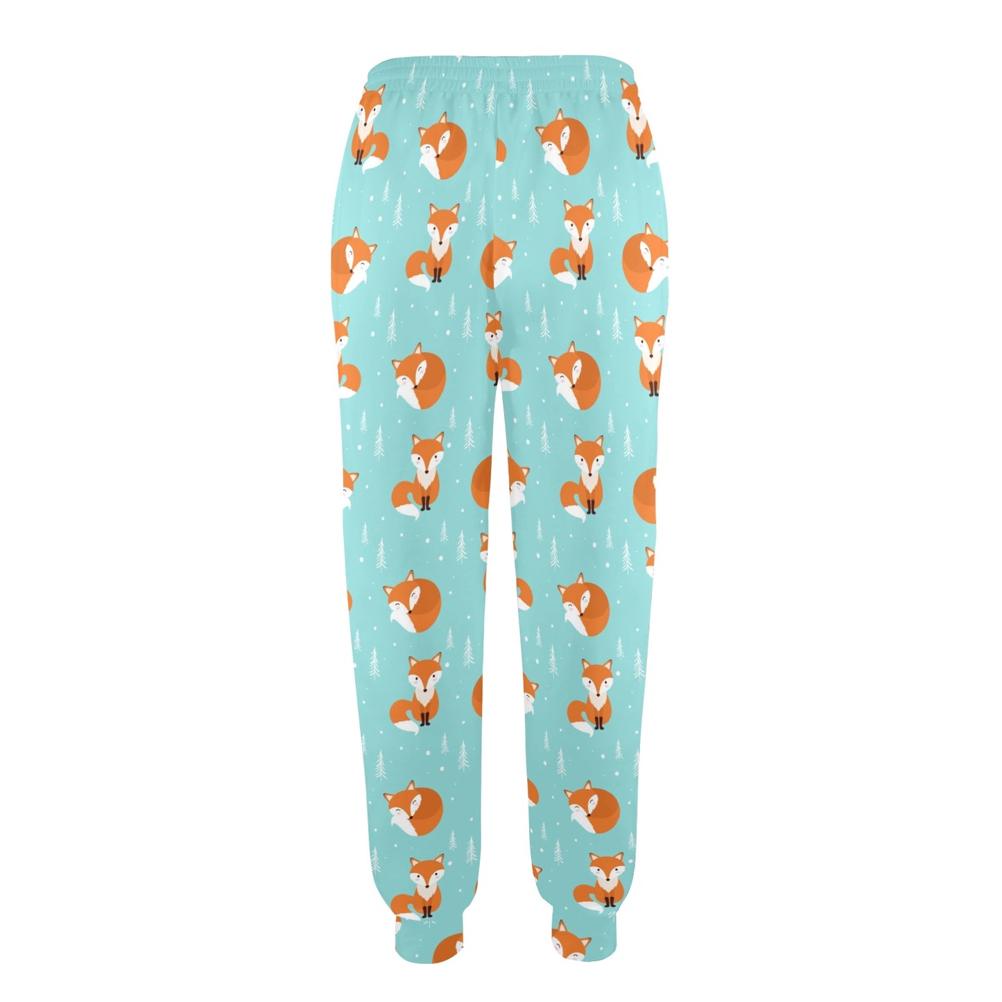 Fox Design Snow Print Pattern Women's Casual Track Pants
