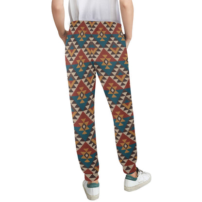 Knit Aztec Tribal Women's Casual Track Pants
