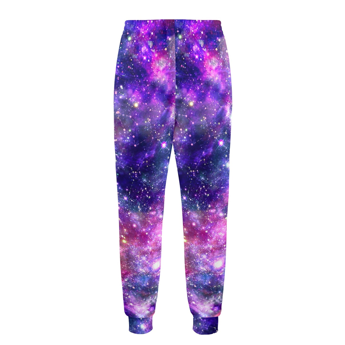 Galaxy Night Stardust Space Print Men's Casual Track Pants