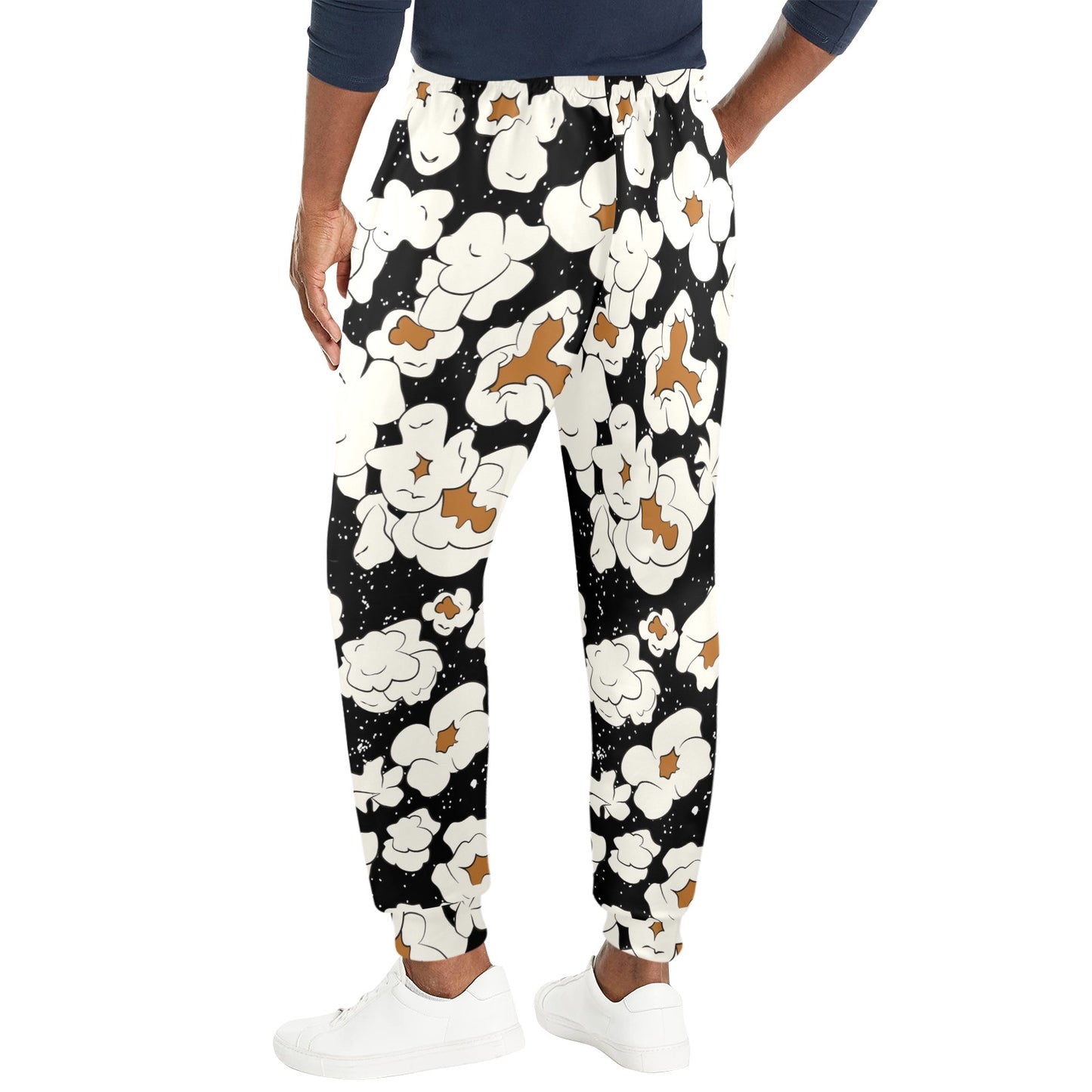 Popcorn Pattern Print Design A02 Men's Casual Track Pants