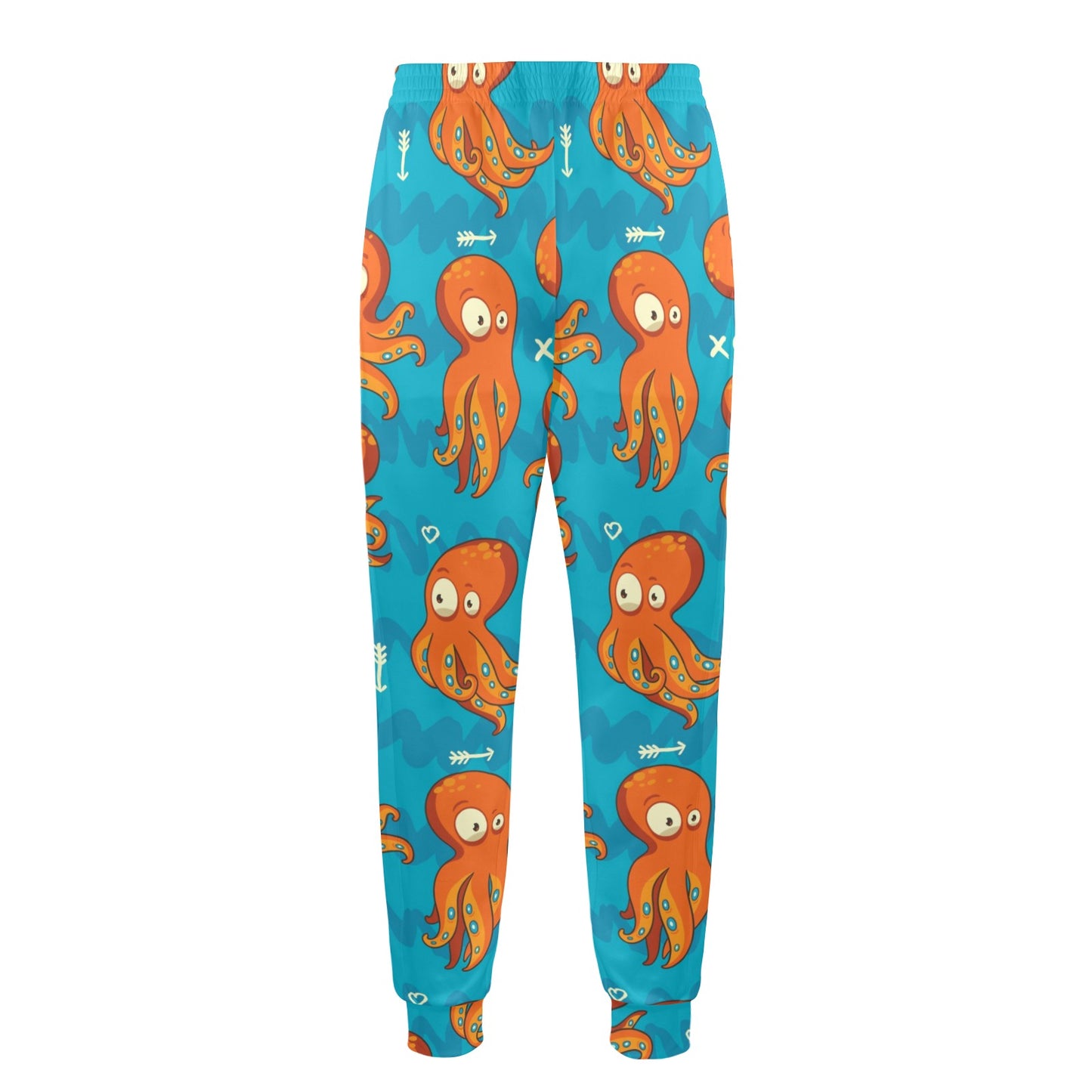 Octopus Pattern Print Design A02 Men's Casual Track Pants