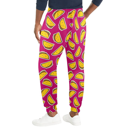 Taco Pattern Print Design TC01 Men's Casual Track Pants