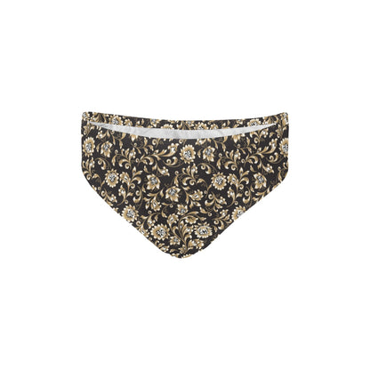 Brocade Pattern Print Design 03 Men's Swimming Briefs