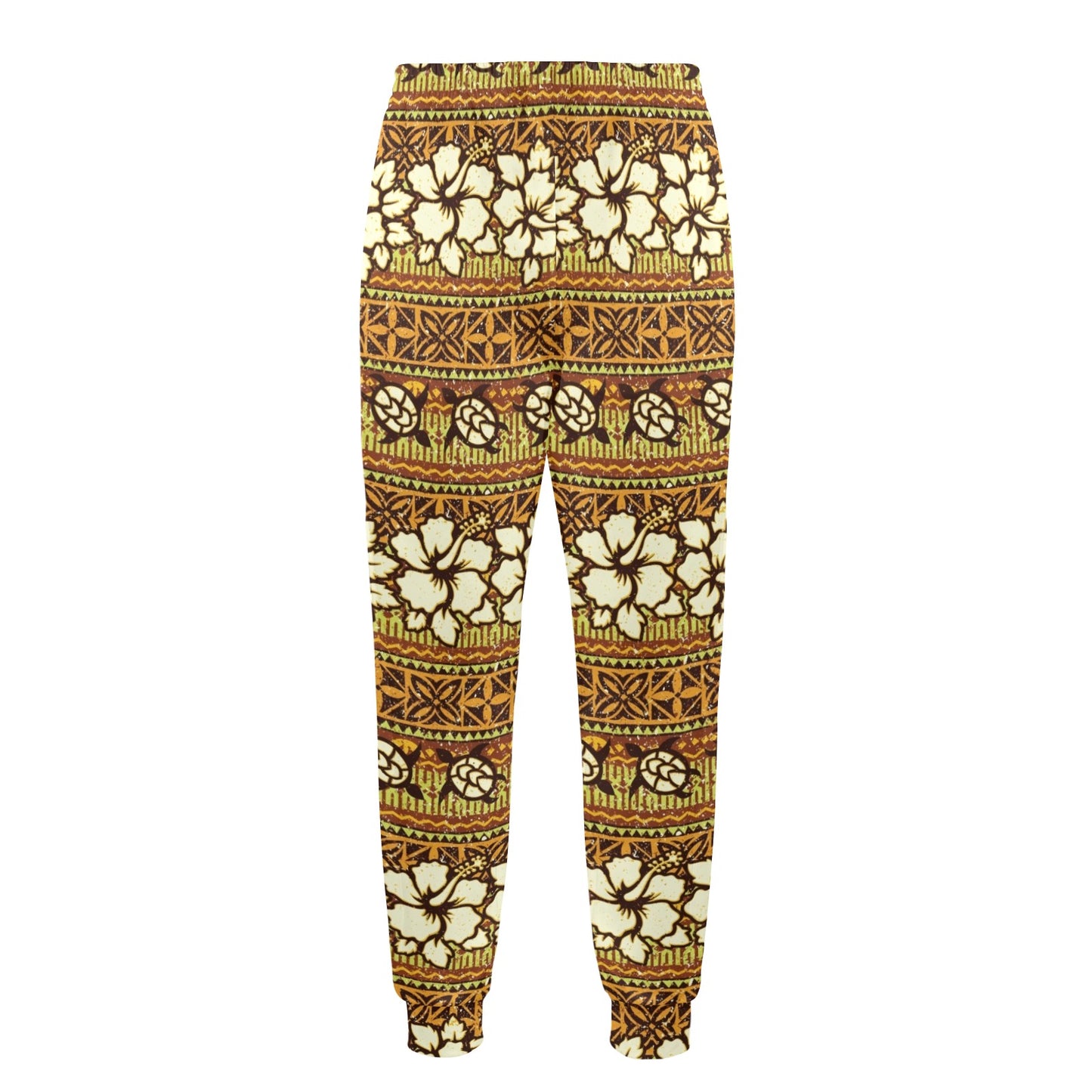 Hawaiian Themed Pattern Print Design H015 Men's Casual Track Pants
