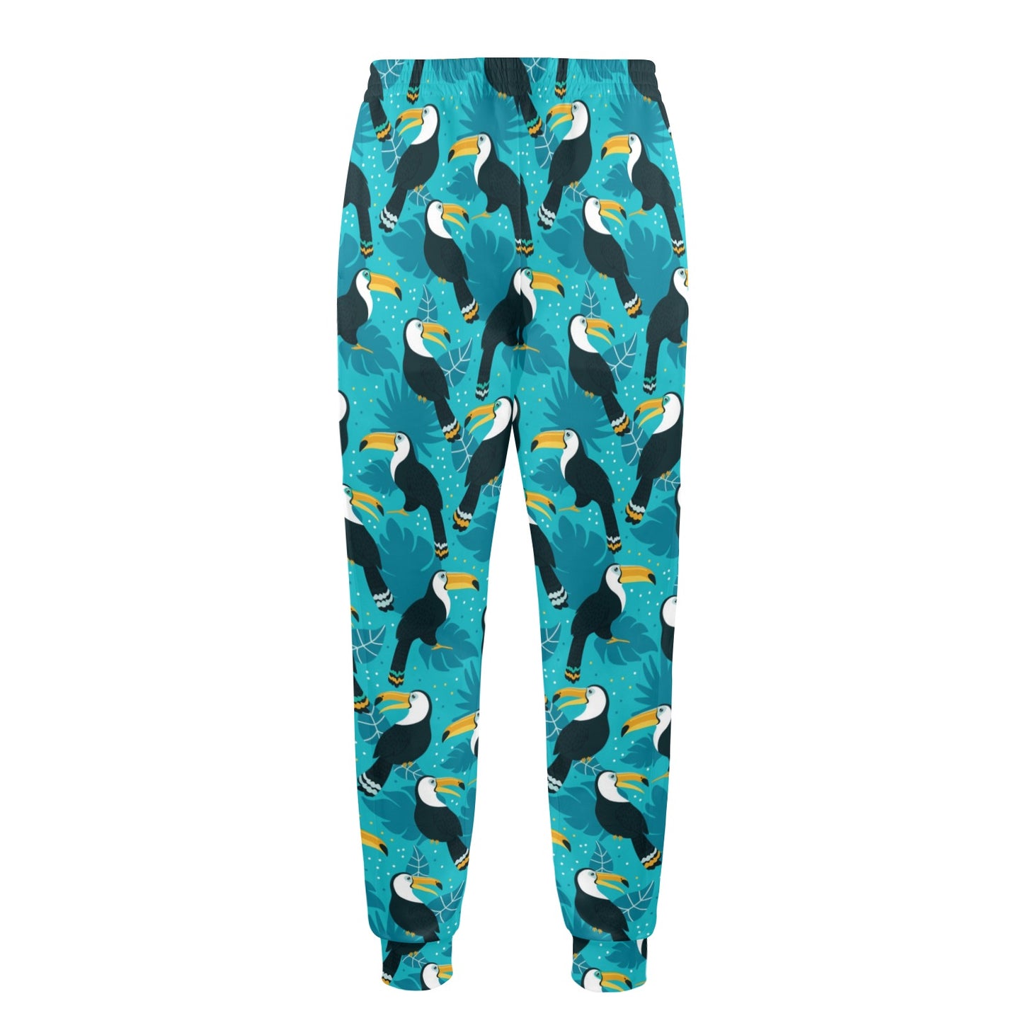 Toucan Parrot Pattern Print Men's Casual Track Pants