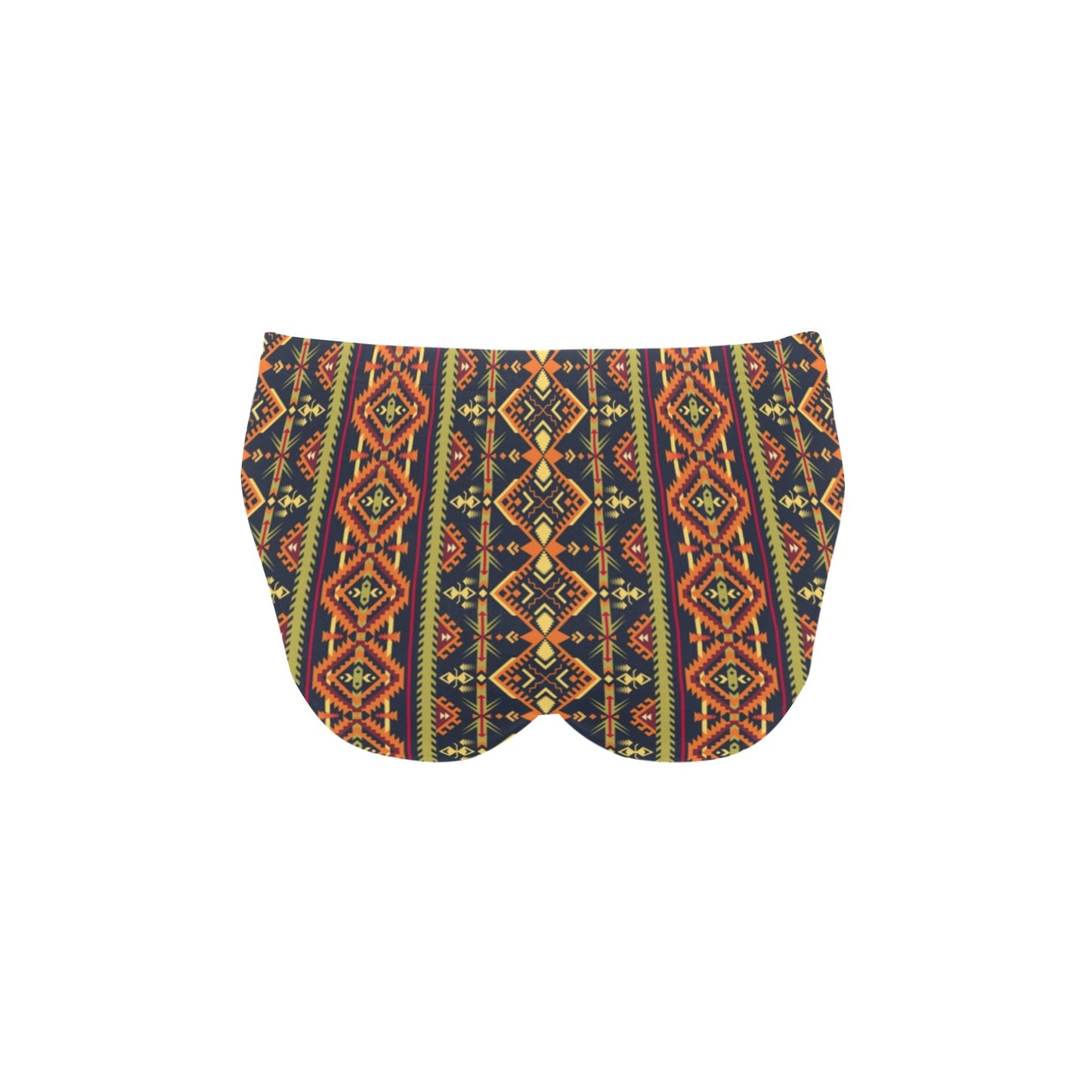 Kente Classic Design African Print Men's Swimming Briefs